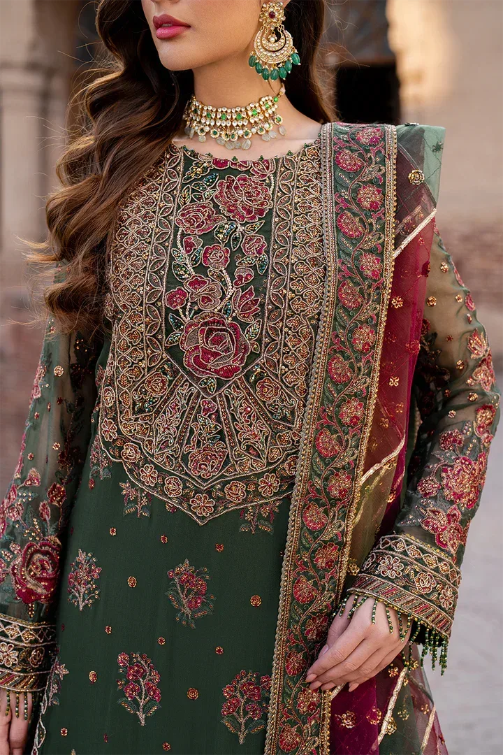 Iznik Luxury Chiffon Organza – view 5 – Poshaq