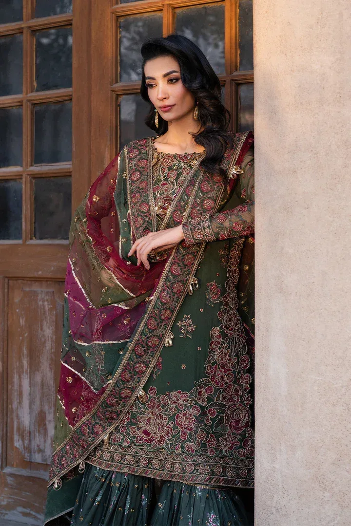 Iznik Luxury Chiffon Organza – view 7 – Poshaq