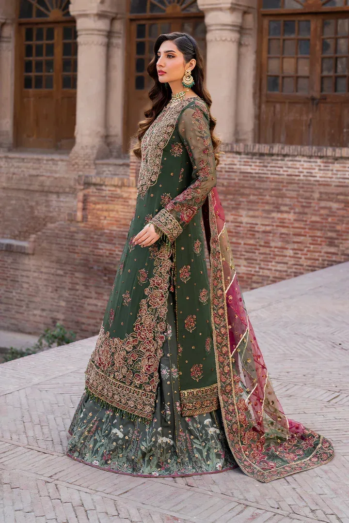 Iznik Luxury Chiffon Organza – view 9 – Poshaq