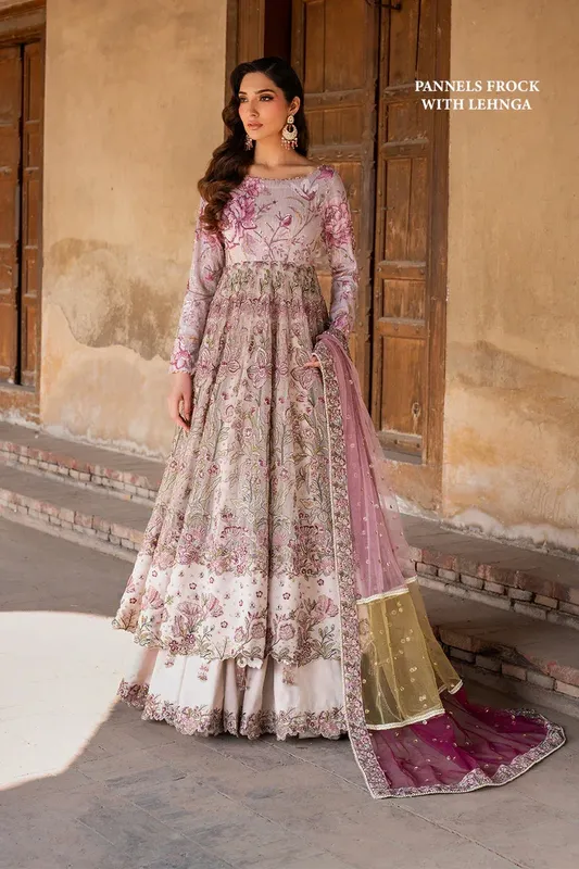 Iznik Luxury Chiffon Organza – view 1 – Poshaq