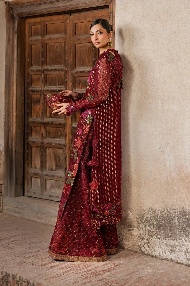 Iznik Luxury Chiffon Organza – view 10 – Poshaq