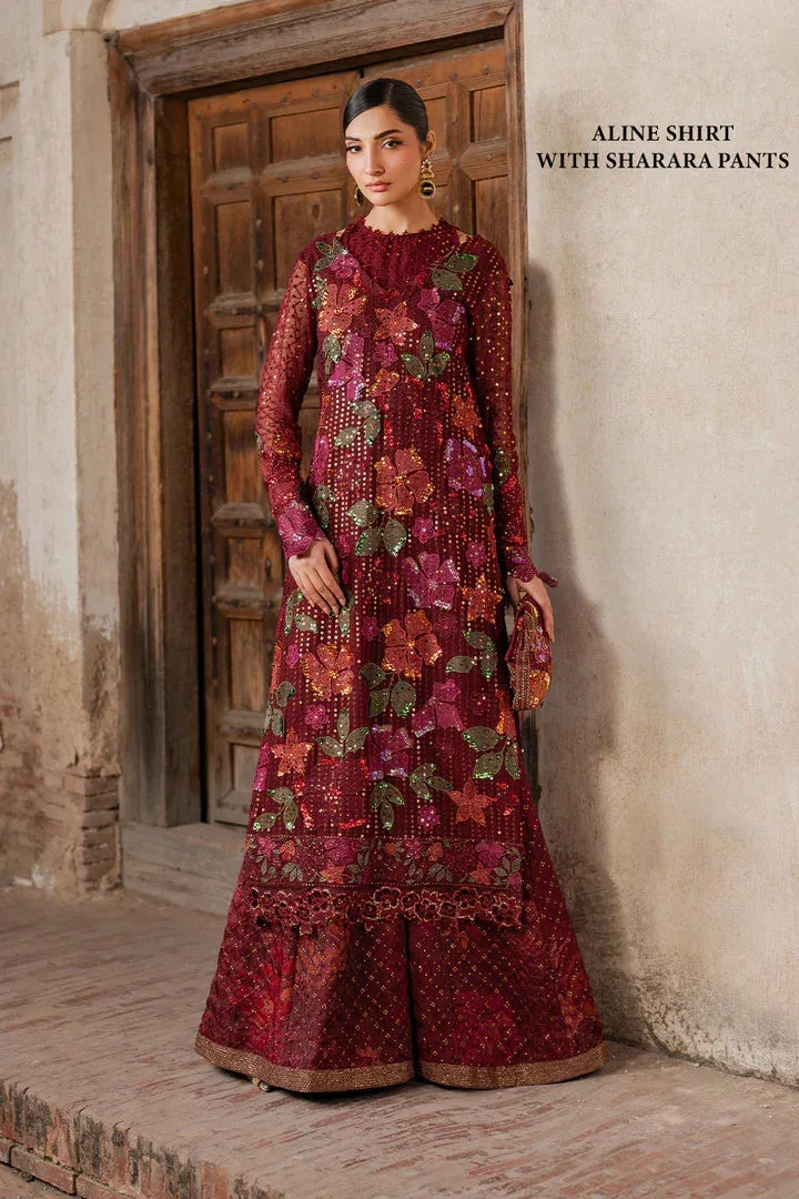 Iznik Luxury Chiffon Organza – view 3 – Poshaq