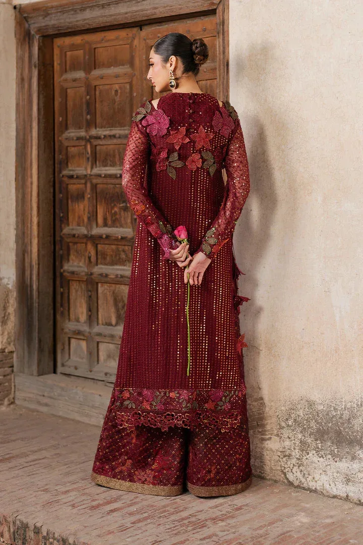 Iznik Luxury Chiffon Organza – view 4 – Poshaq