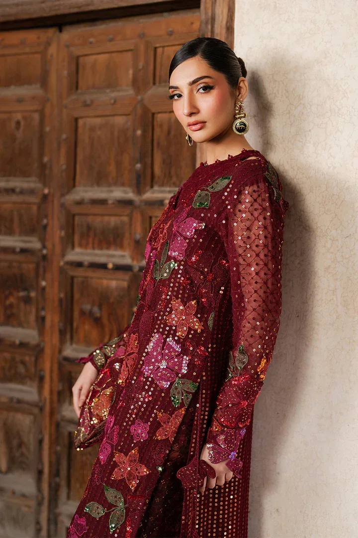 Iznik Luxury Chiffon Organza – view 8 – Poshaq