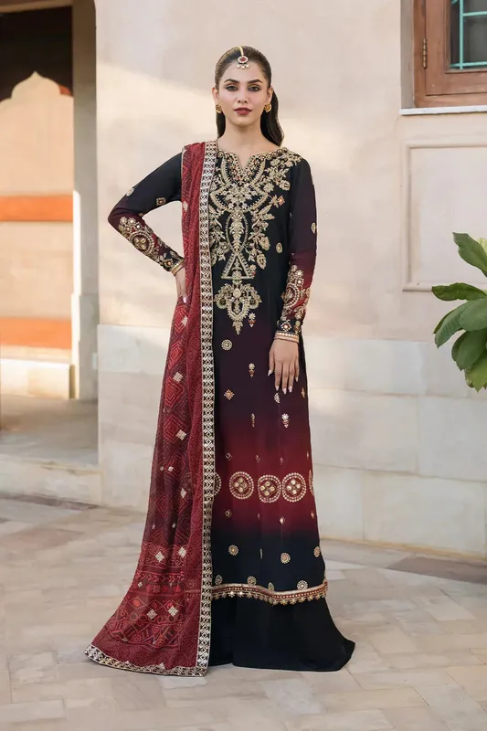 Iznik Bandhani Georgette – view 1 – Poshaq