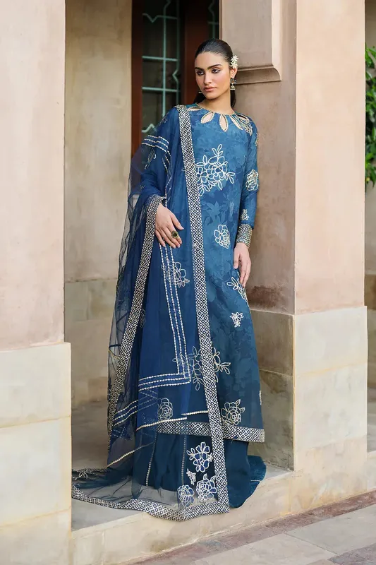 Iznik Bandhani Georgette – view 1 – Poshaq