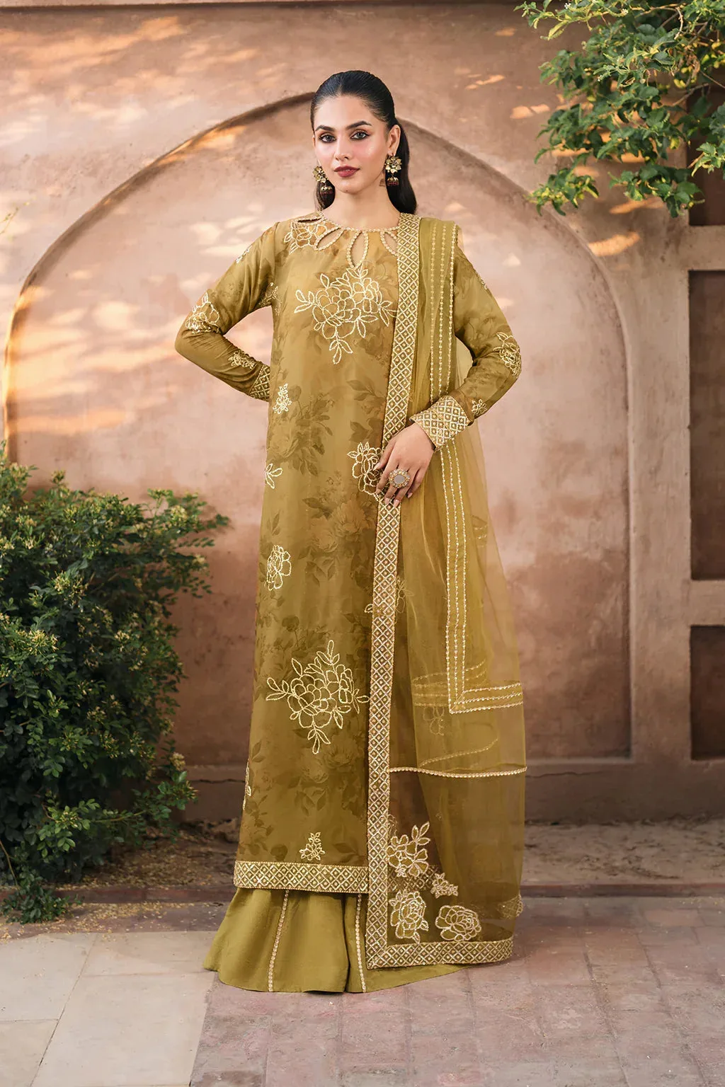 Iznik Bandhani Formals Georgette – view 3 – Poshaq