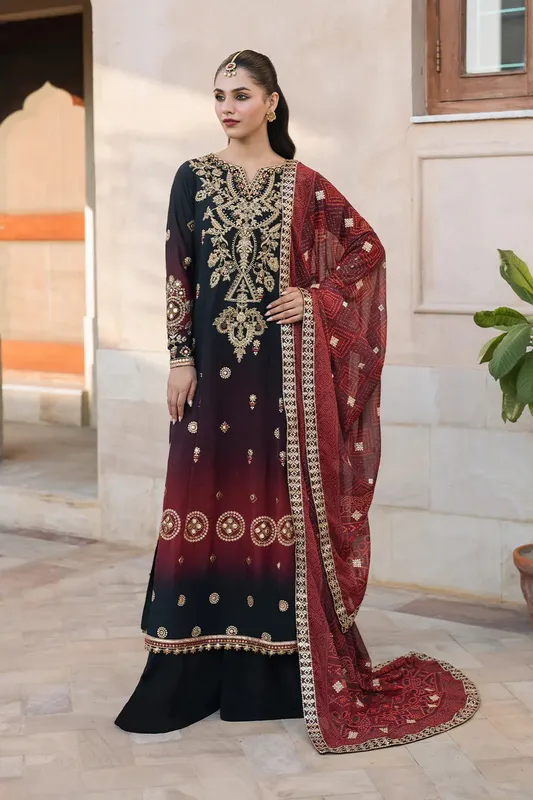 Iznik Bandhani Formals Georgette – view 1 – Poshaq