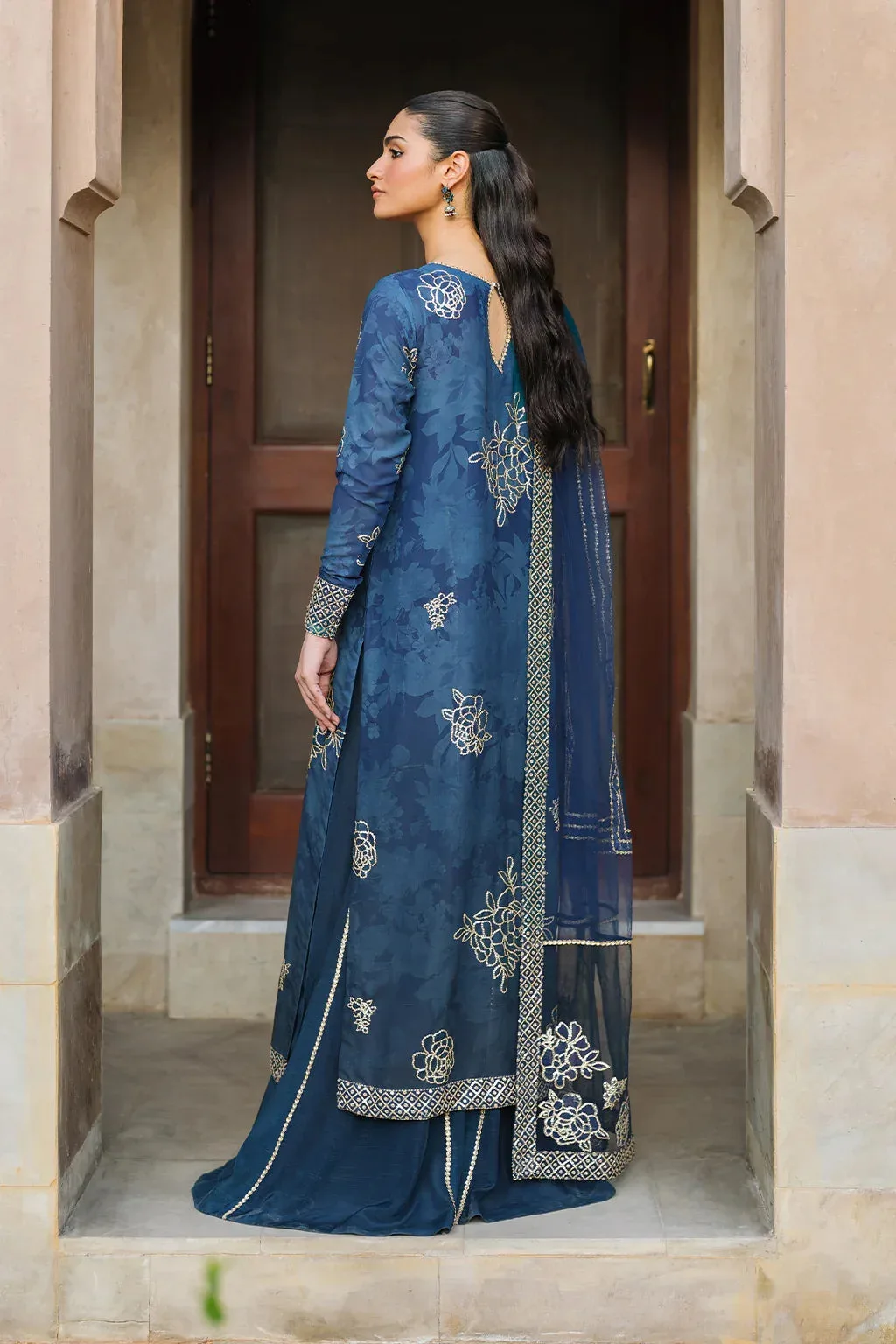 Iznik Bandhani Formals Georgette – view 2 – Poshaq