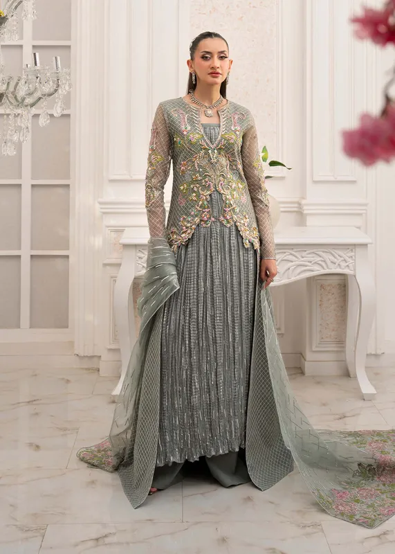 Jamnii The Aura Sage Raw Silk – view 1 – Poshaq