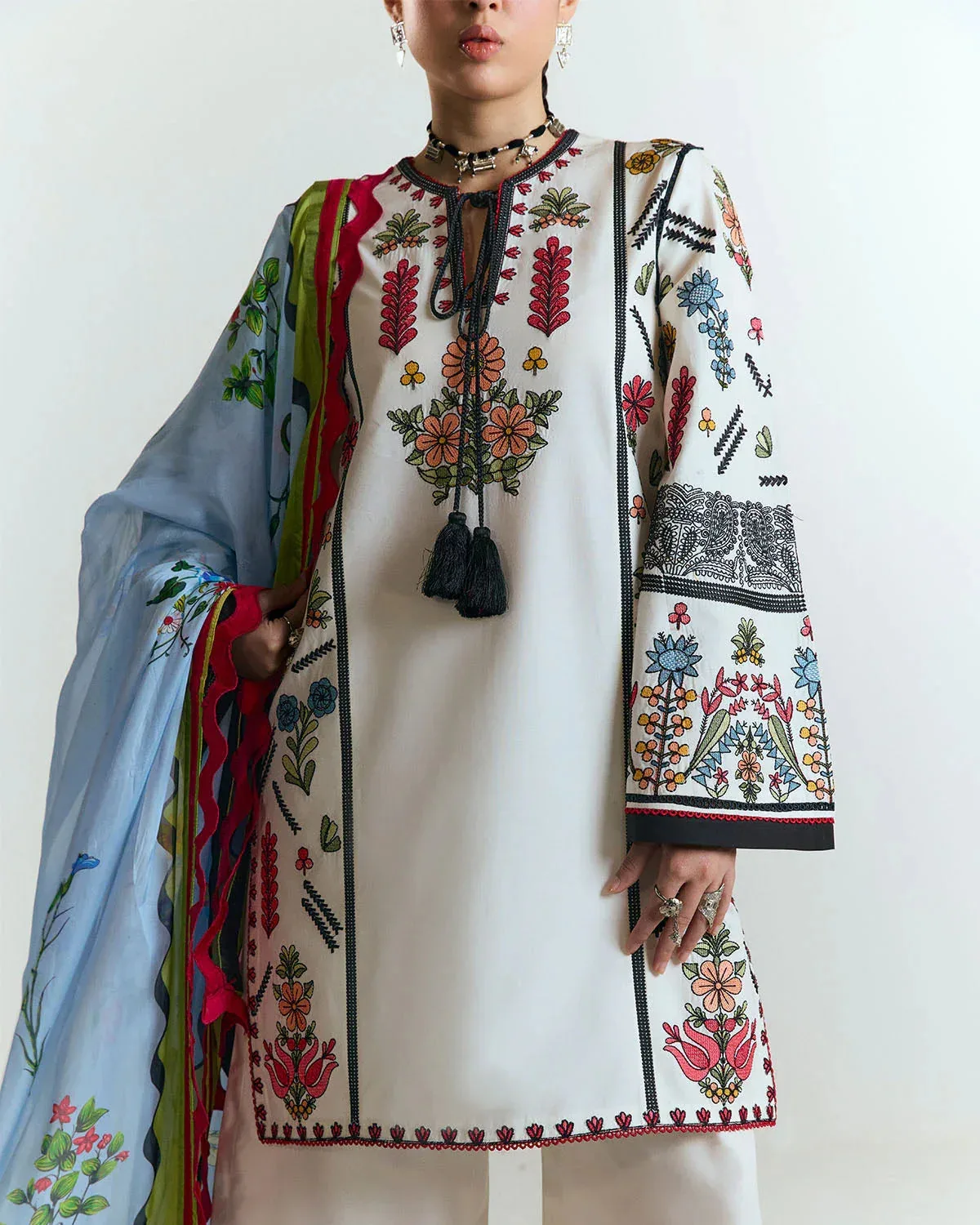 Jugnu SS 25 Ivory Cotton – view 2 – Poshaq