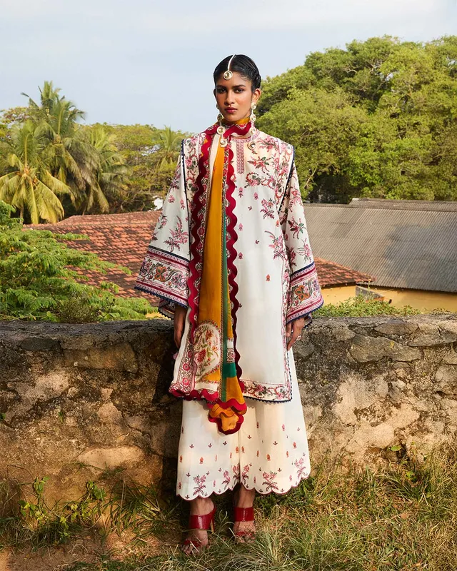 Jugnu SS 25 Ivory Cotton – view 1 – Poshaq