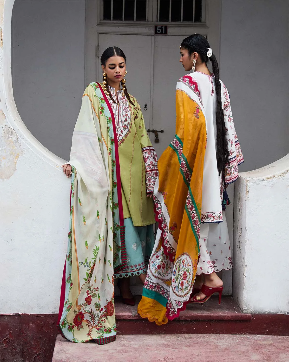 Jugnu SS 25 Neon Mint Cotton – view 2 – Poshaq