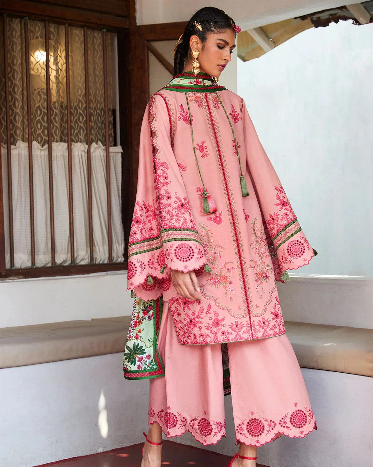 Jugnu SS 25 Pink Cotton – view 2 – Poshaq