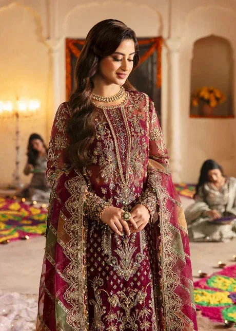 Kanwal Malik Pink Organza – view 5 – Poshaq