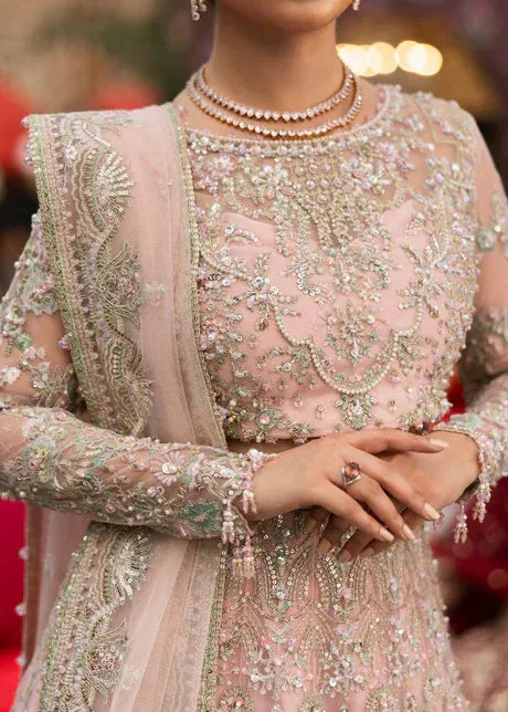 Kanwal Malik Pink Net – view 5 – Poshaq
