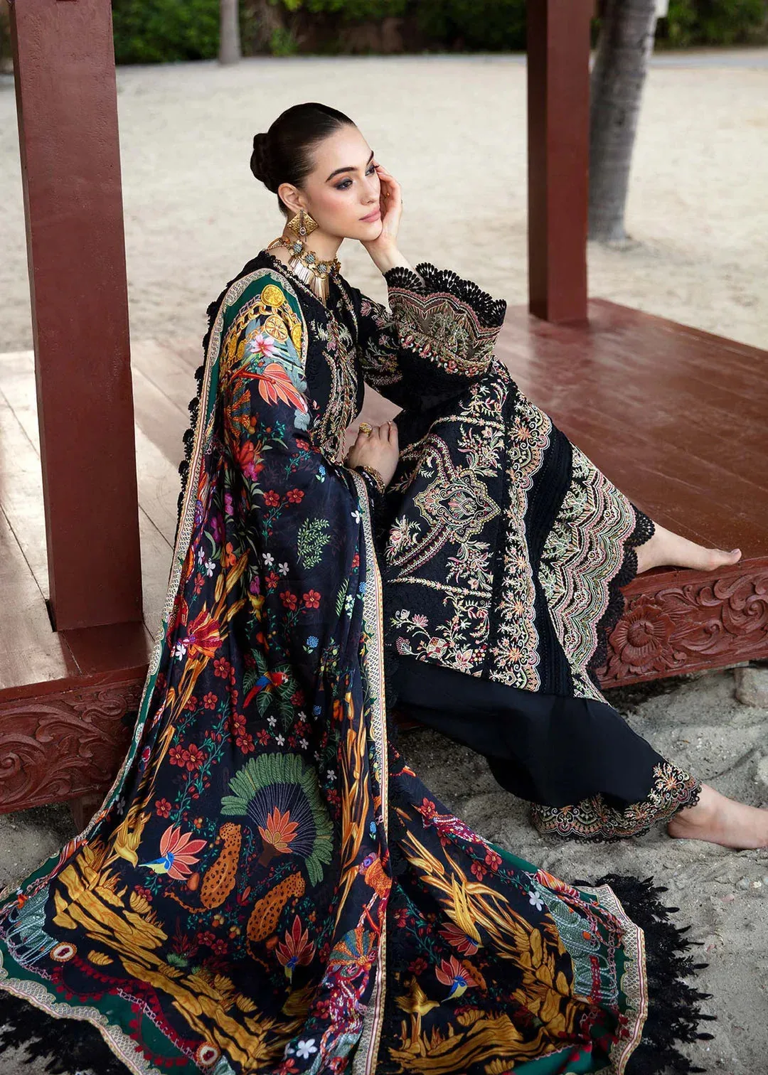 Kanwal Malik Organza – view 4 – Poshaq