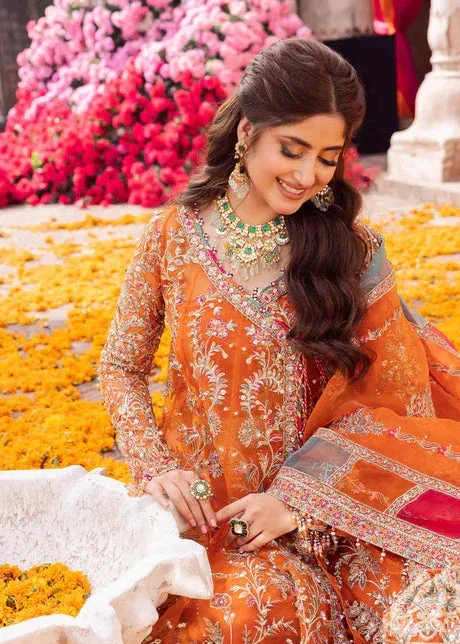 Kanwal Malik Orange – view 2 – Poshaq