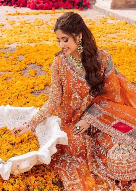 Kanwal Malik Orange – view 3 – Poshaq