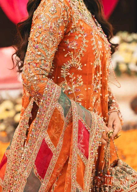 Kanwal Malik Orange – view 7 – Poshaq