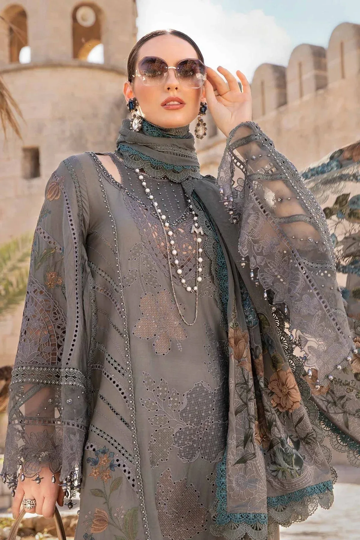 Maria B Organza – view 3 – Poshaq