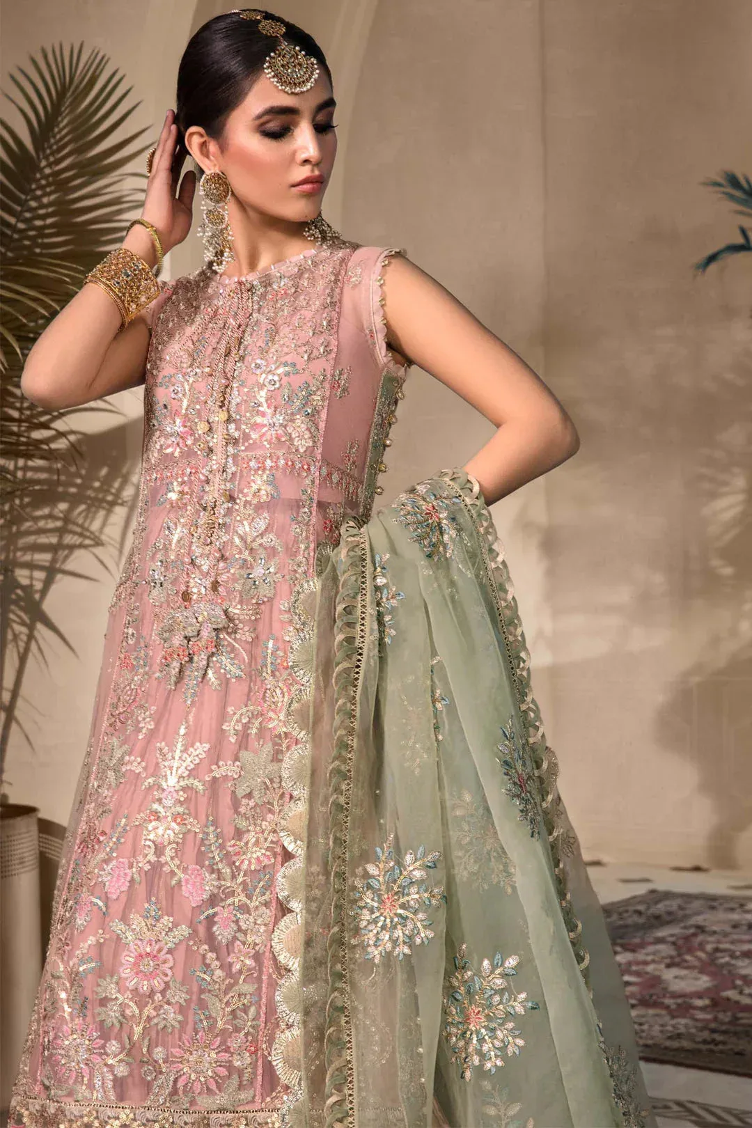 Maria B Raw Silk – view 3 – Poshaq
