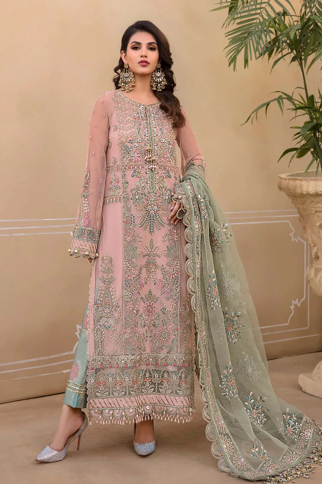Maria B Raw Silk – view 6 – Poshaq