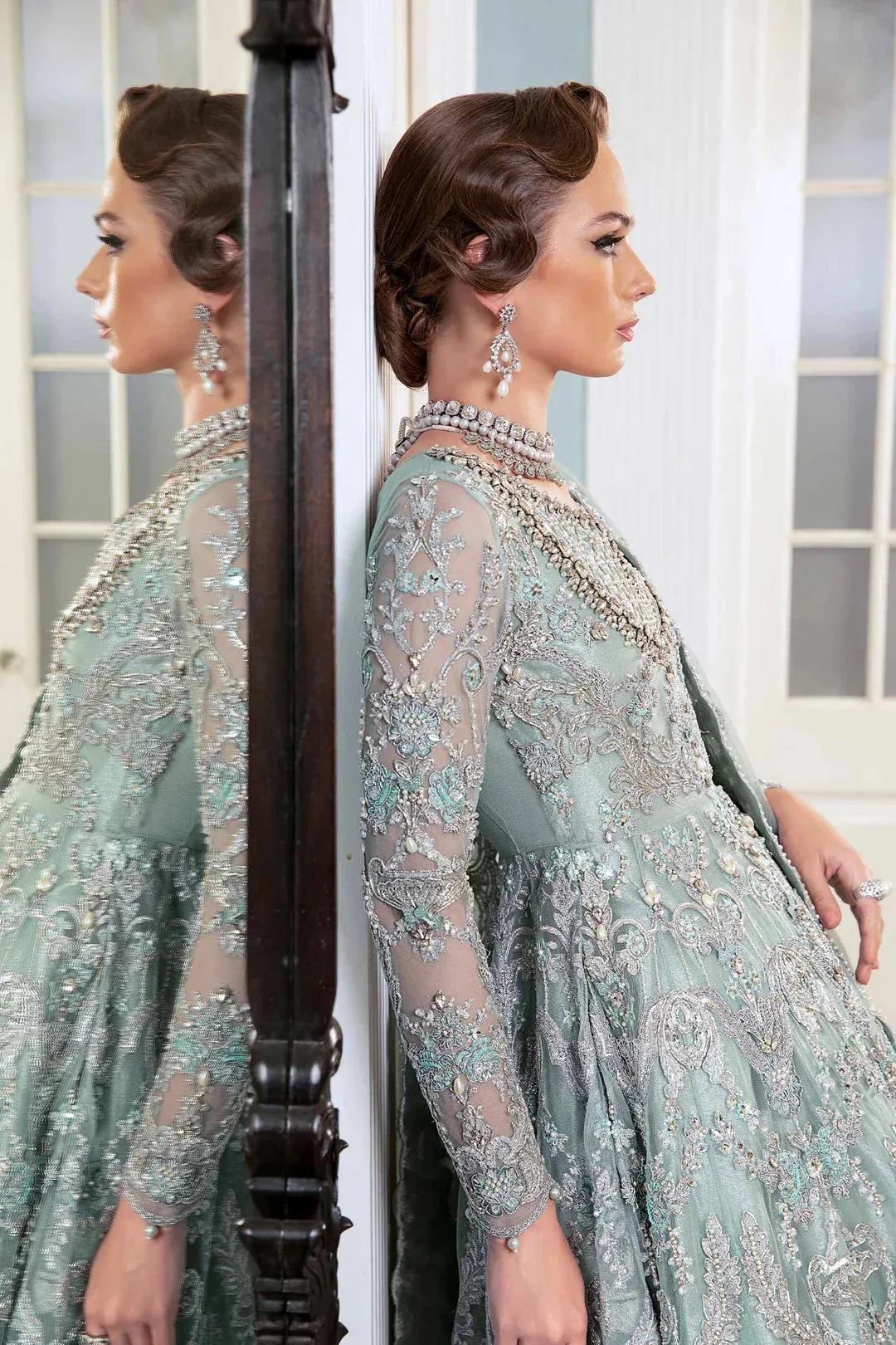 Maria B Chantrea gown in elegant silhouette – view 5 – Poshaq