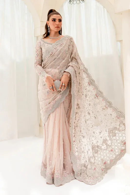 Maria B Bridal Couture Pink – view 1 – Poshaq