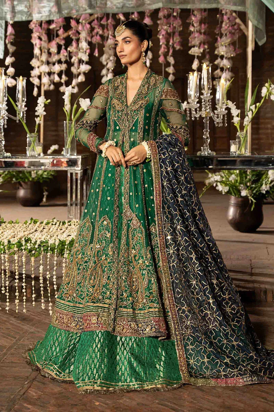 Maria B Bridal Couture Green – view 1 – Poshaq