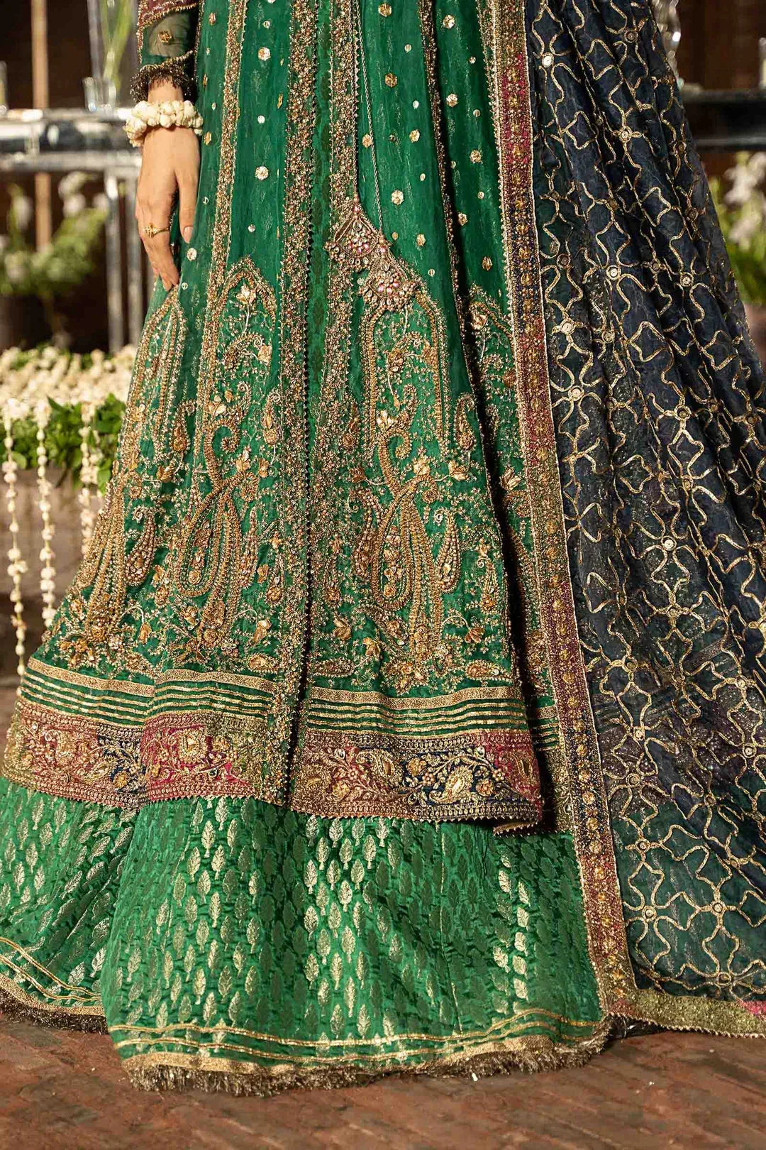 Maria B Bridal Couture Green – view 5 – Poshaq