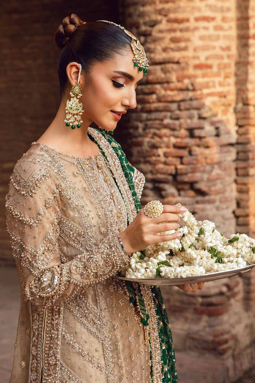 Maria B Bridal Couture Ivory – view 3 – Poshaq
