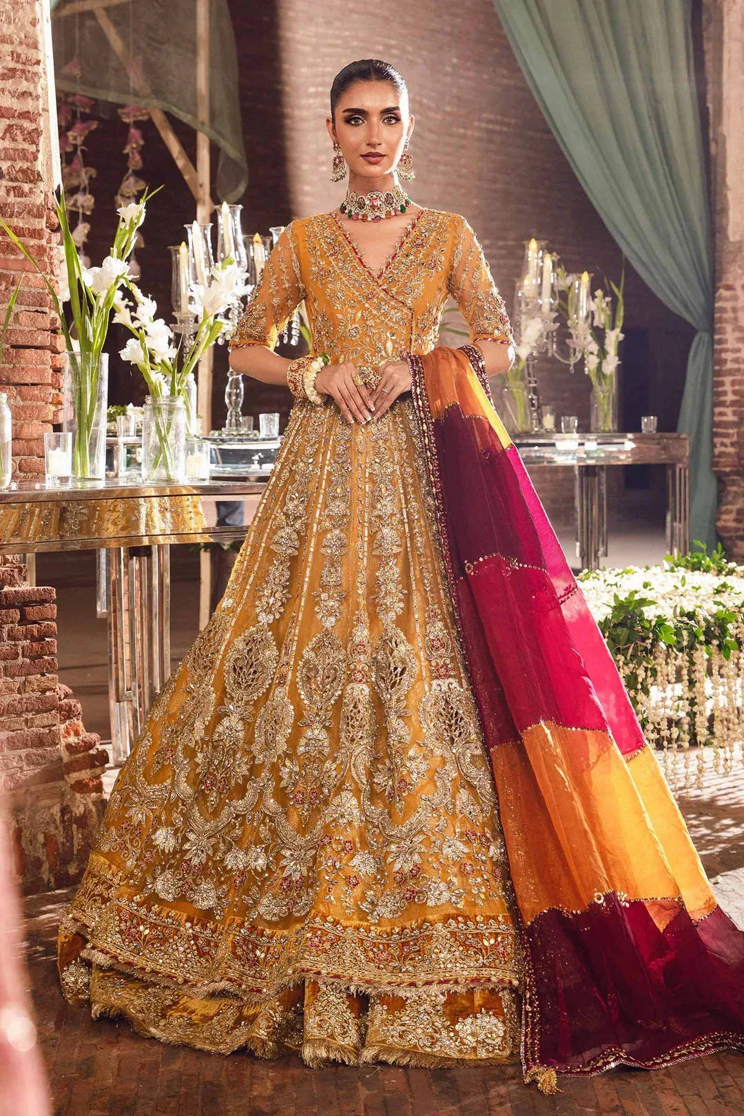 Maria B Bridal Couture Velvet – view 1 – Poshaq