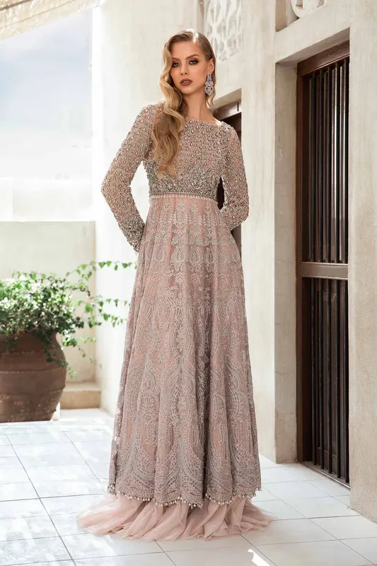 Maria B Bridal Formals Pink – view 1 – Poshaq