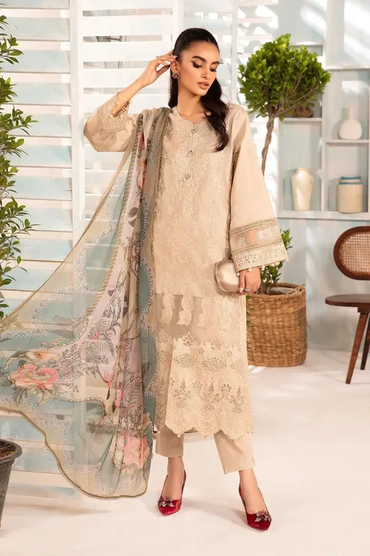 Maria B Casual Pret 2024 Organza – view 1 – Poshaq