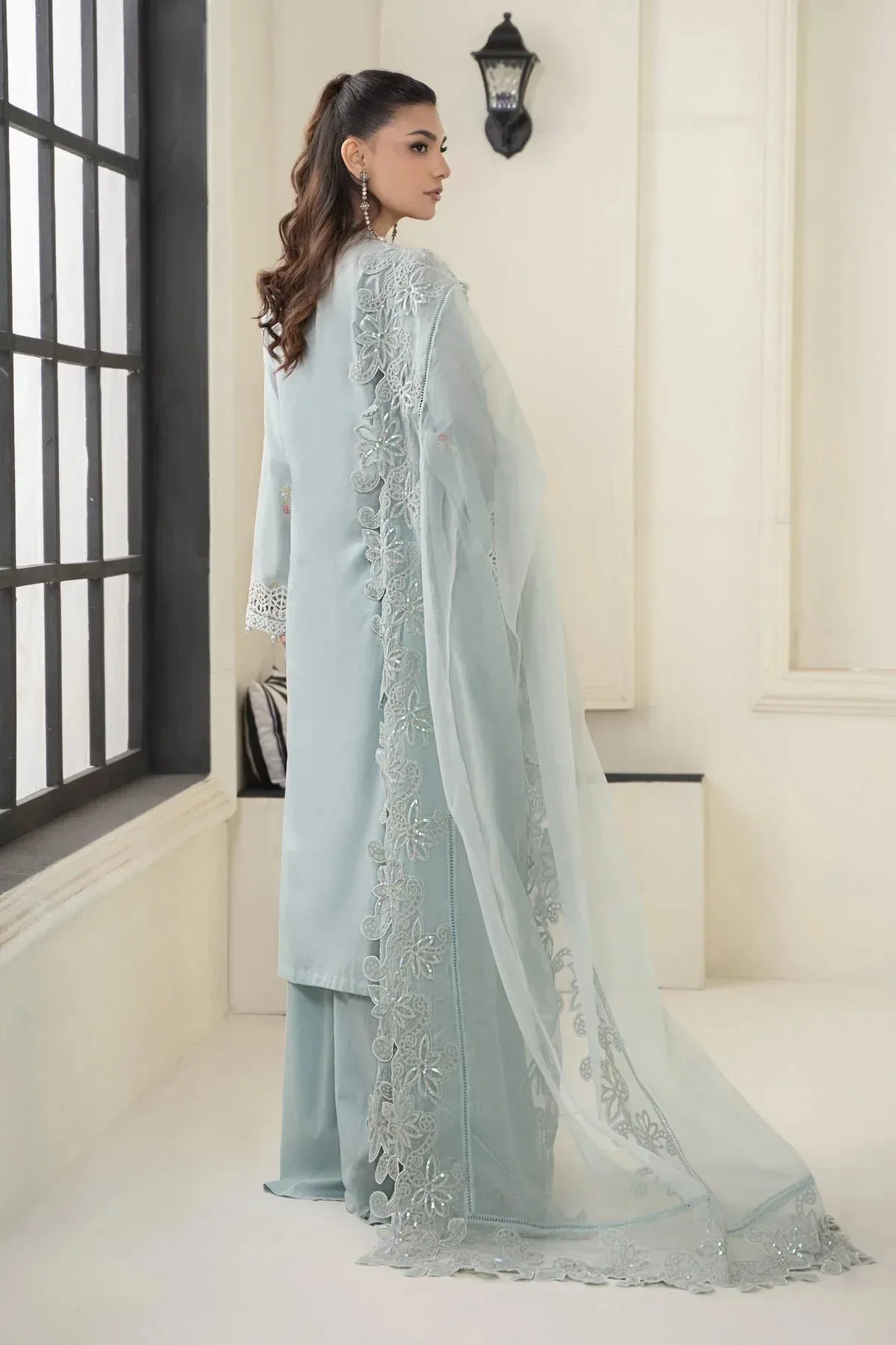 Maria B Casual Pret 2024 Organza – view 2 – Poshaq