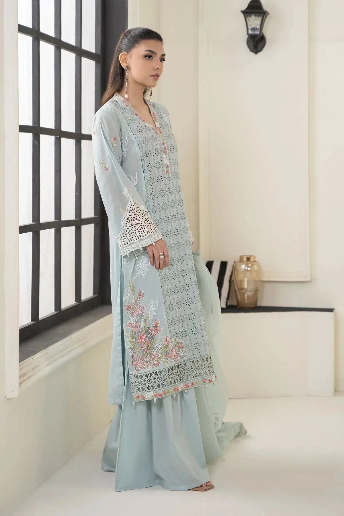 Maria B Casual Pret 2024 Organza – view 6 – Poshaq