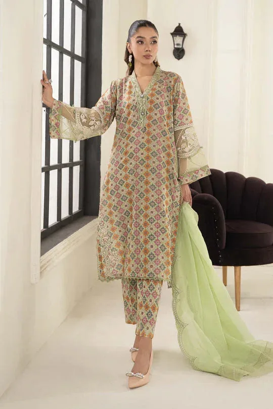 Maria B Casual Pret 2024 Green Cambric – view 1 – Poshaq