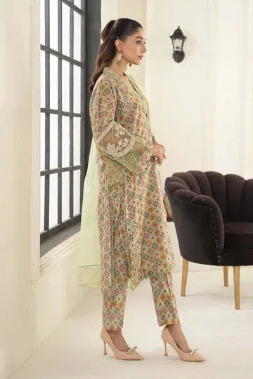 Maria B Casual Pret 2024 Green Cambric – view 5 – Poshaq