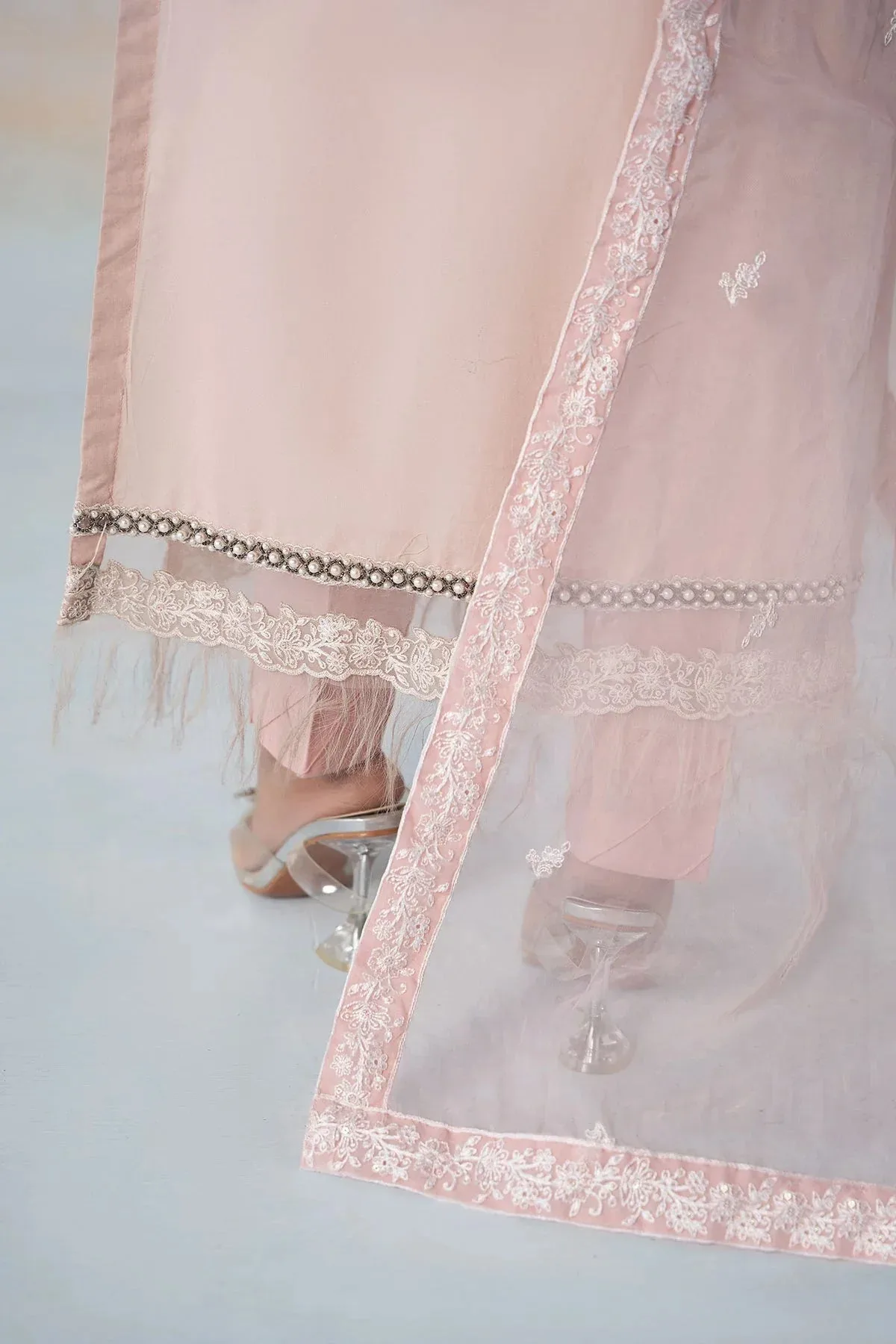 Maria B Casual Pret 2024 Pink Jacquard – view 4 – Poshaq
