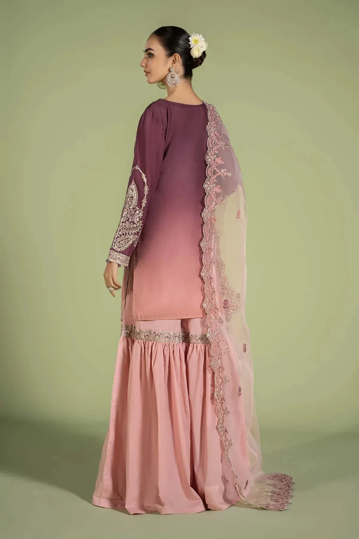 Maria B Casual Pret 2024 Organza – view 2 – Poshaq