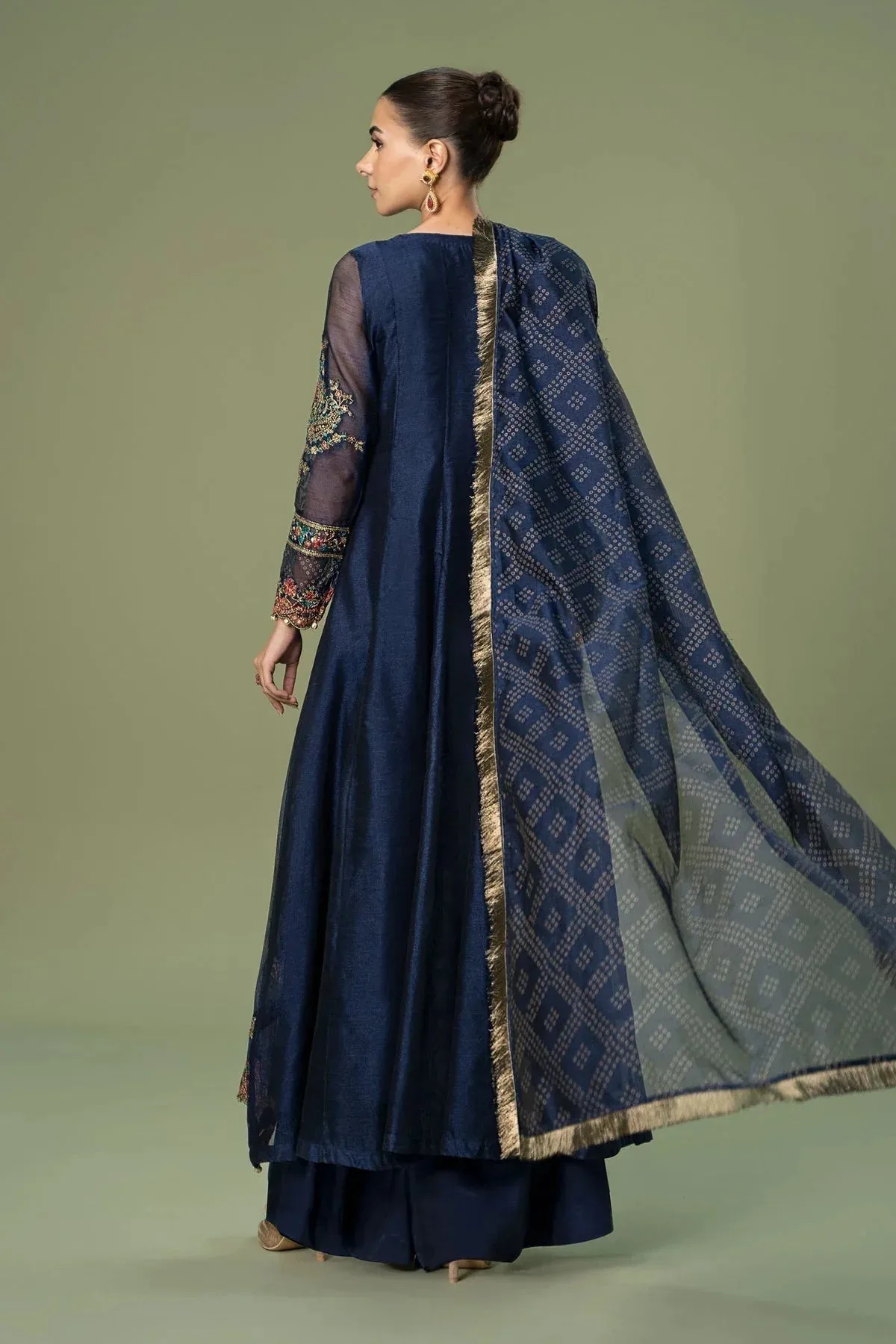 Maria B Casual Pret 2024 Blue Cotton – view 2 – Poshaq