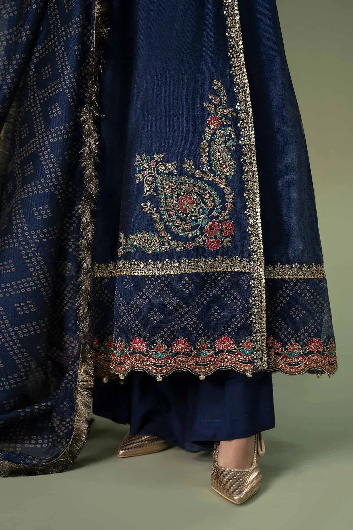 Maria B Casual Pret 2024 Blue Cotton – view 4 – Poshaq