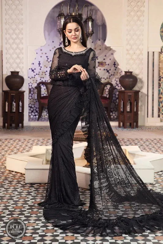 Maria B Chiffon Collection Organza – view 1 – Poshaq