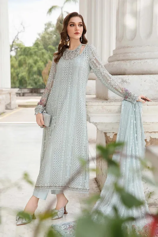Maria B Chiffon Formals 24 Organza – view 1 – Poshaq