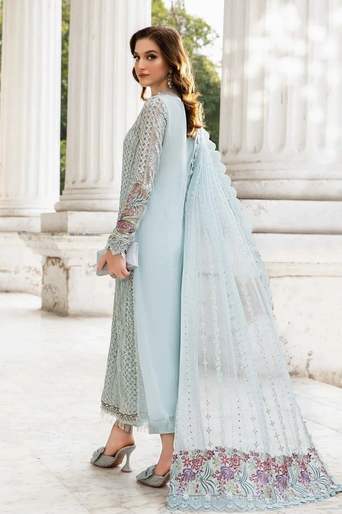 Maria B Chiffon Formals 24 Organza – view 2 – Poshaq