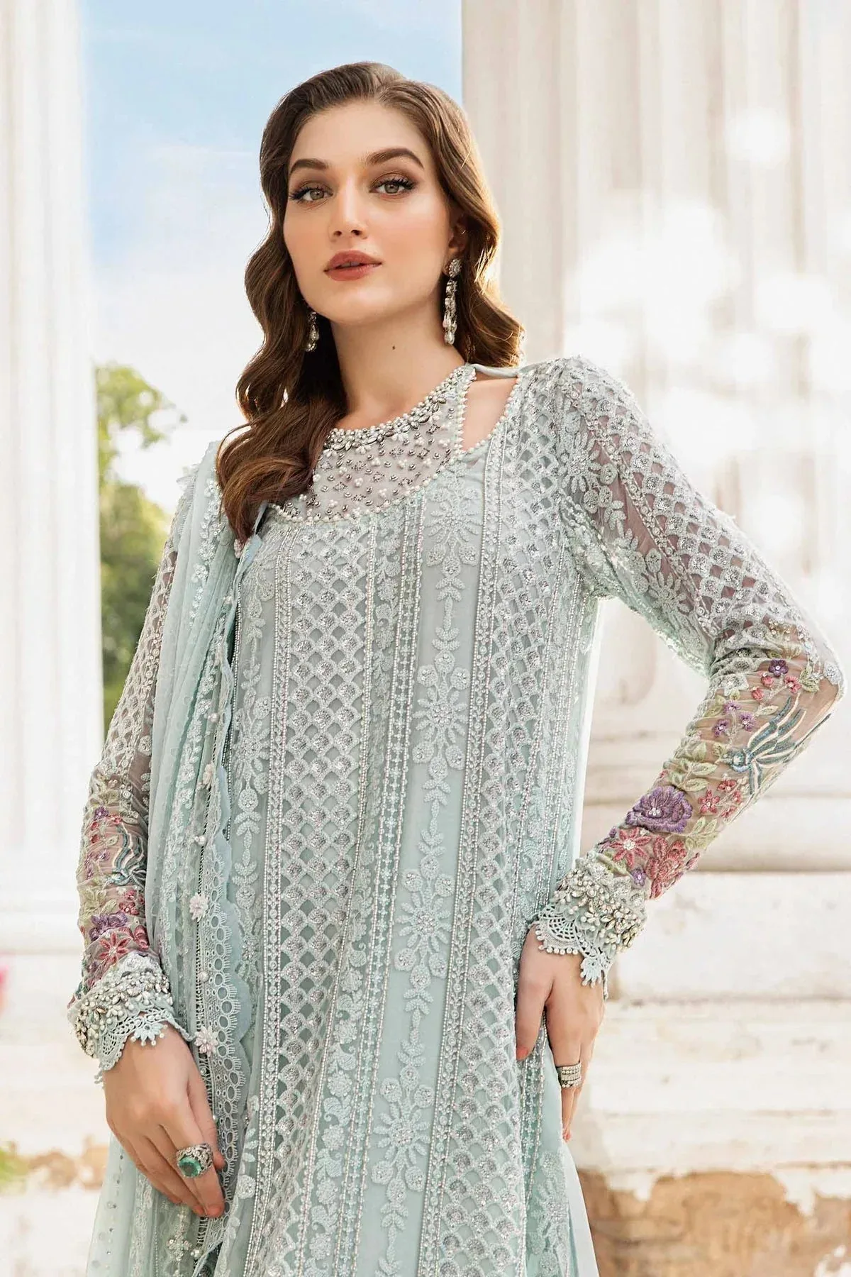 Maria B Chiffon Formals 24 Organza – view 3 – Poshaq
