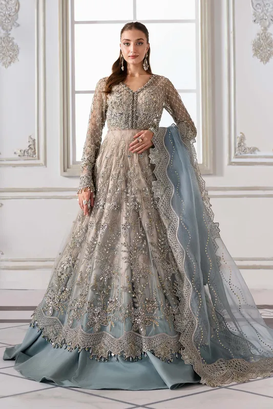 Maria B Embroidered 2025 Raw Silk – view 1 – Poshaq