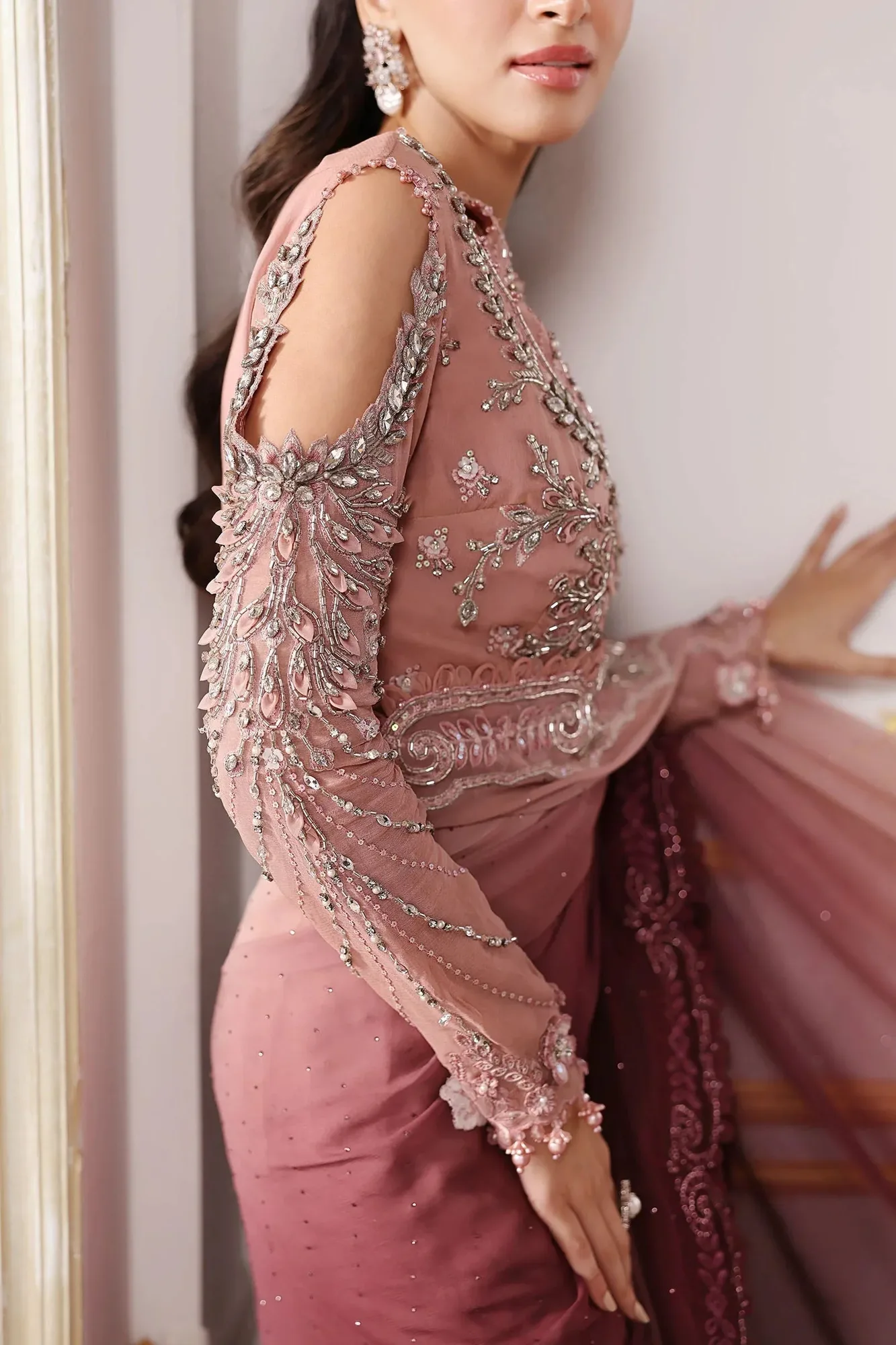 Maria B Embroidered 2025 Raw Silk – view 11 – Poshaq