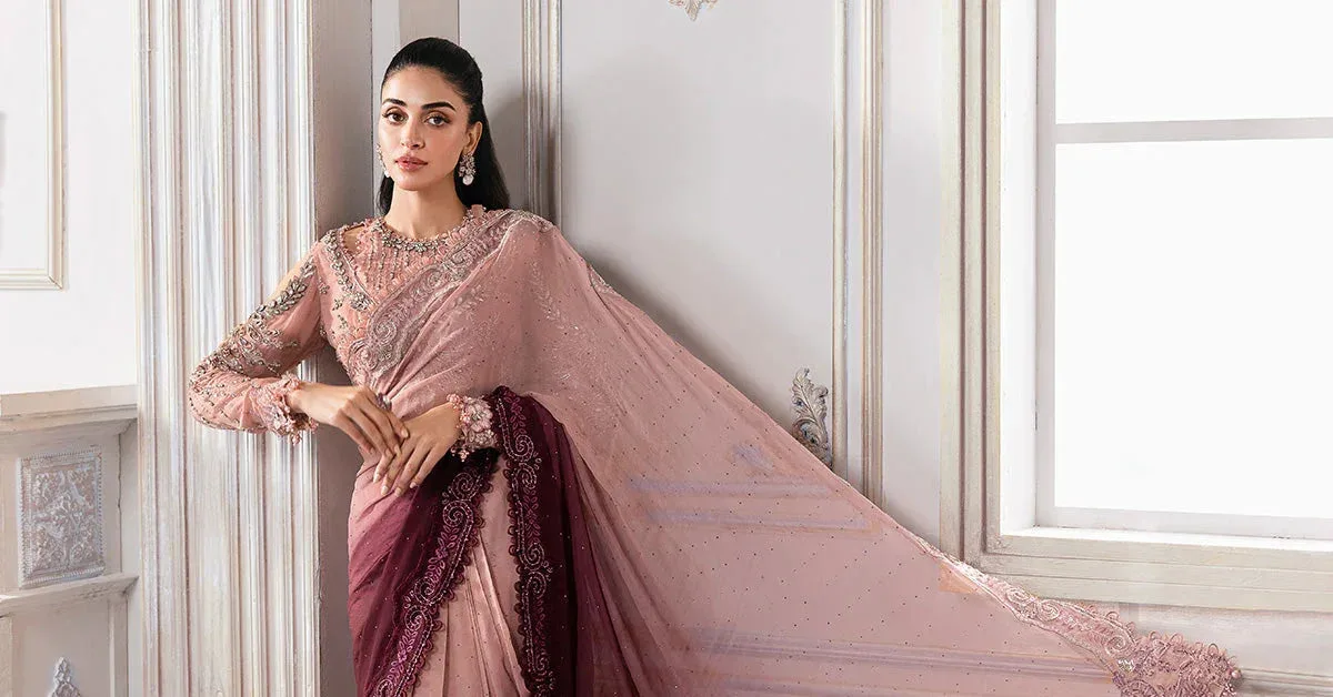 Maria B Embroidered 2025 Raw Silk – view 12 – Poshaq
